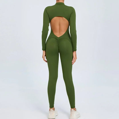 Yoga Zipper Jumpsuit