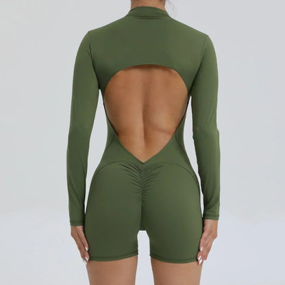 Yoga Zipper Jumpsuit