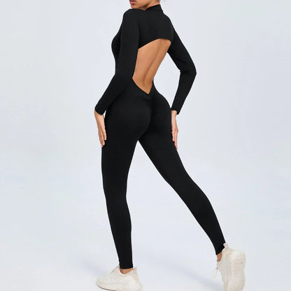 Yoga Zipper Jumpsuit