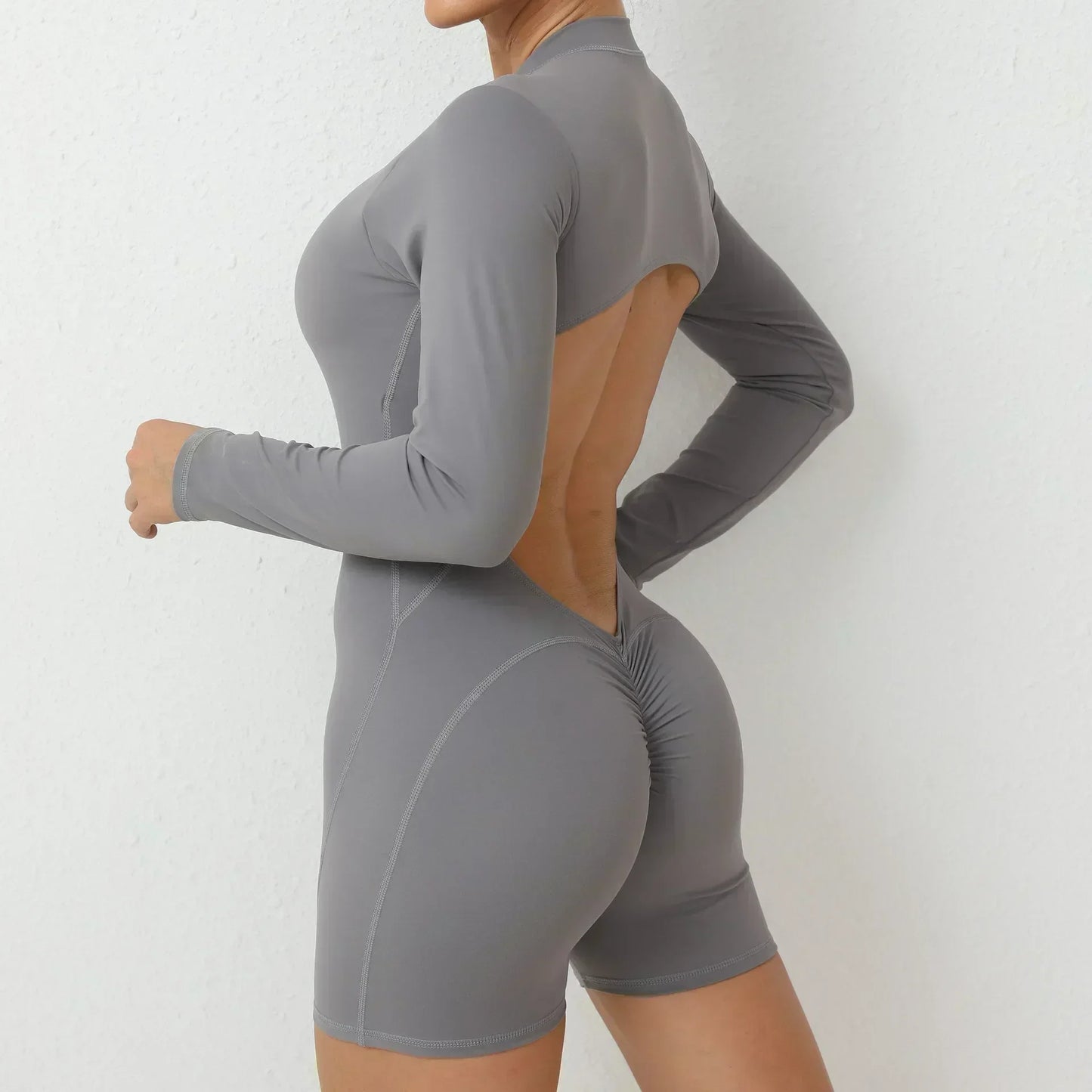 Yoga Zipper Jumpsuit